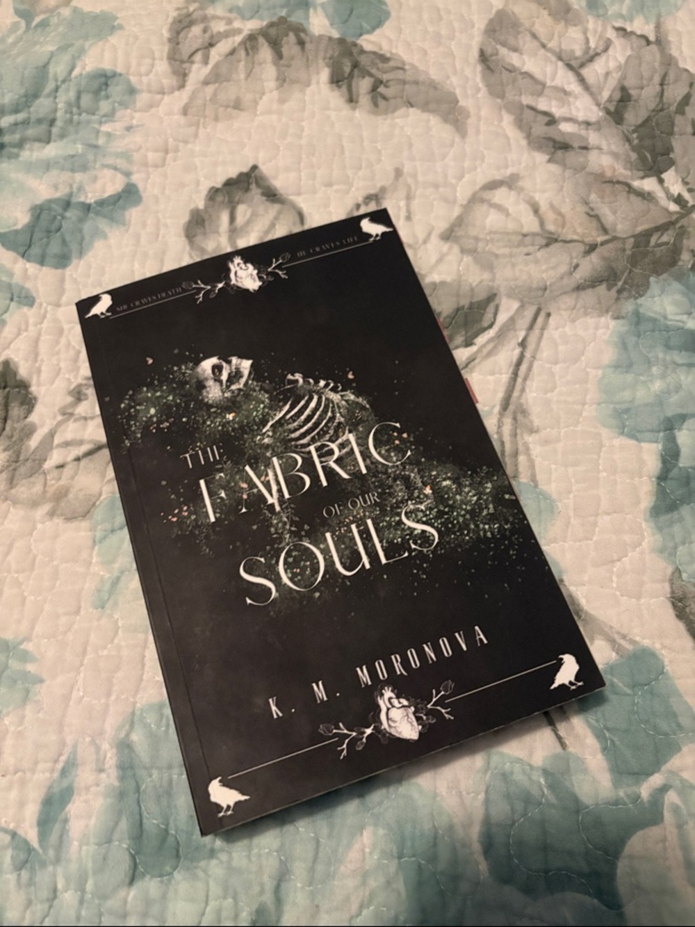 Till the Fabric of Our Souls by K.M. Moronova - OOP Cover